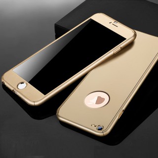 Ốp Ipaky Full 360 Iph Tặng Kèm Cường Lực ( 6, 6s, 6 Plus, 7 Plus) Màu Vàng Gold