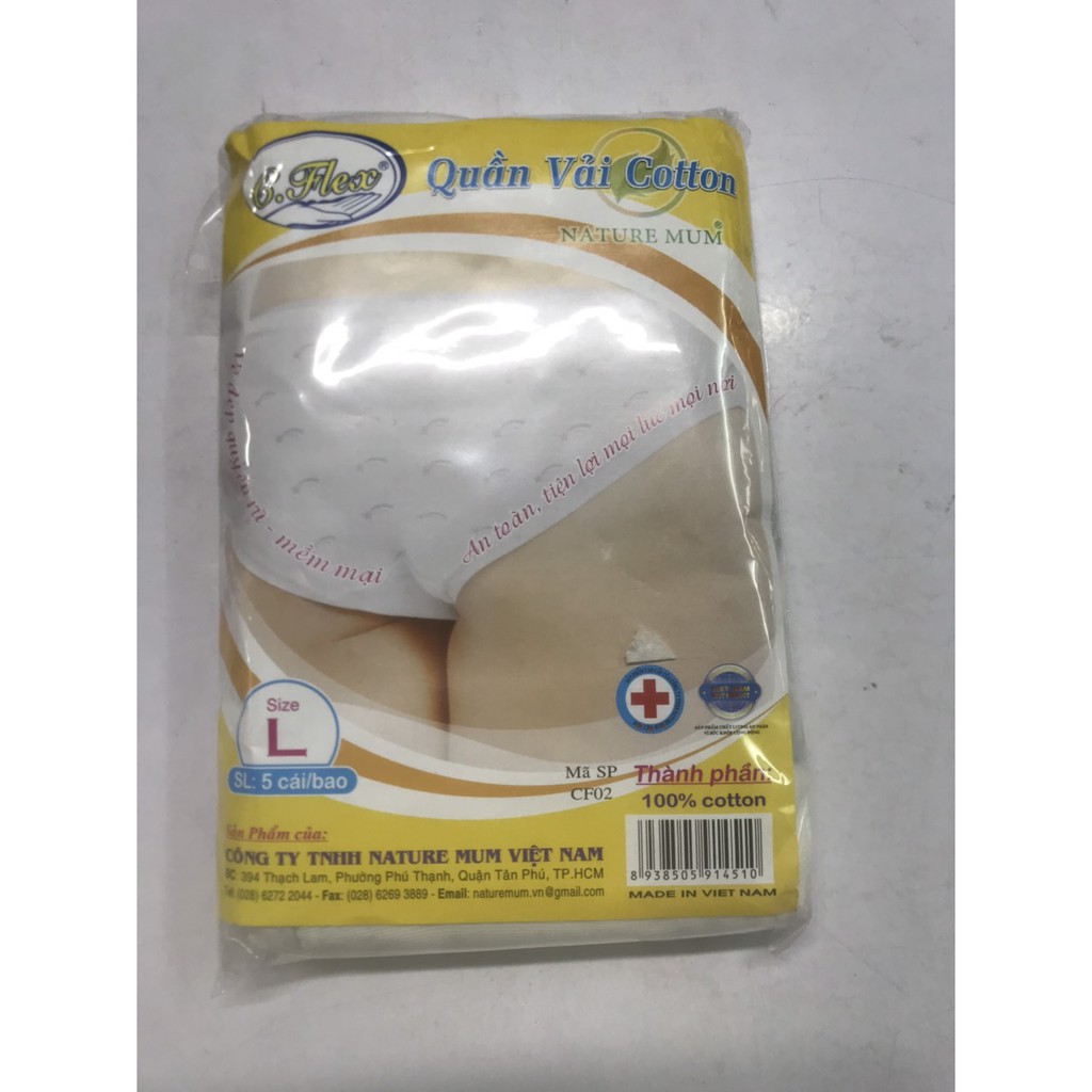 ( Đủ size ) Bì 05 Quần Lót Giấy Cotton Cho Mẹ Sau Sinh | BigBuy360 - bigbuy360.vn