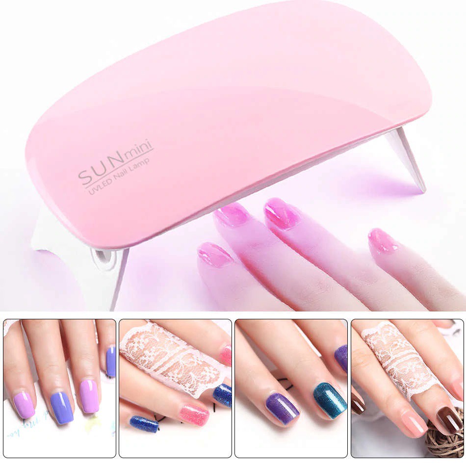 Máy Hơ Gel Móng Tay Móng Chân Sunmini Khô Siêu Tốc