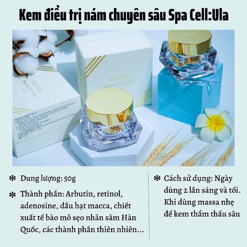 KEM PEEL DA HUỶ NÁM MELANO RC CREAM CELLula