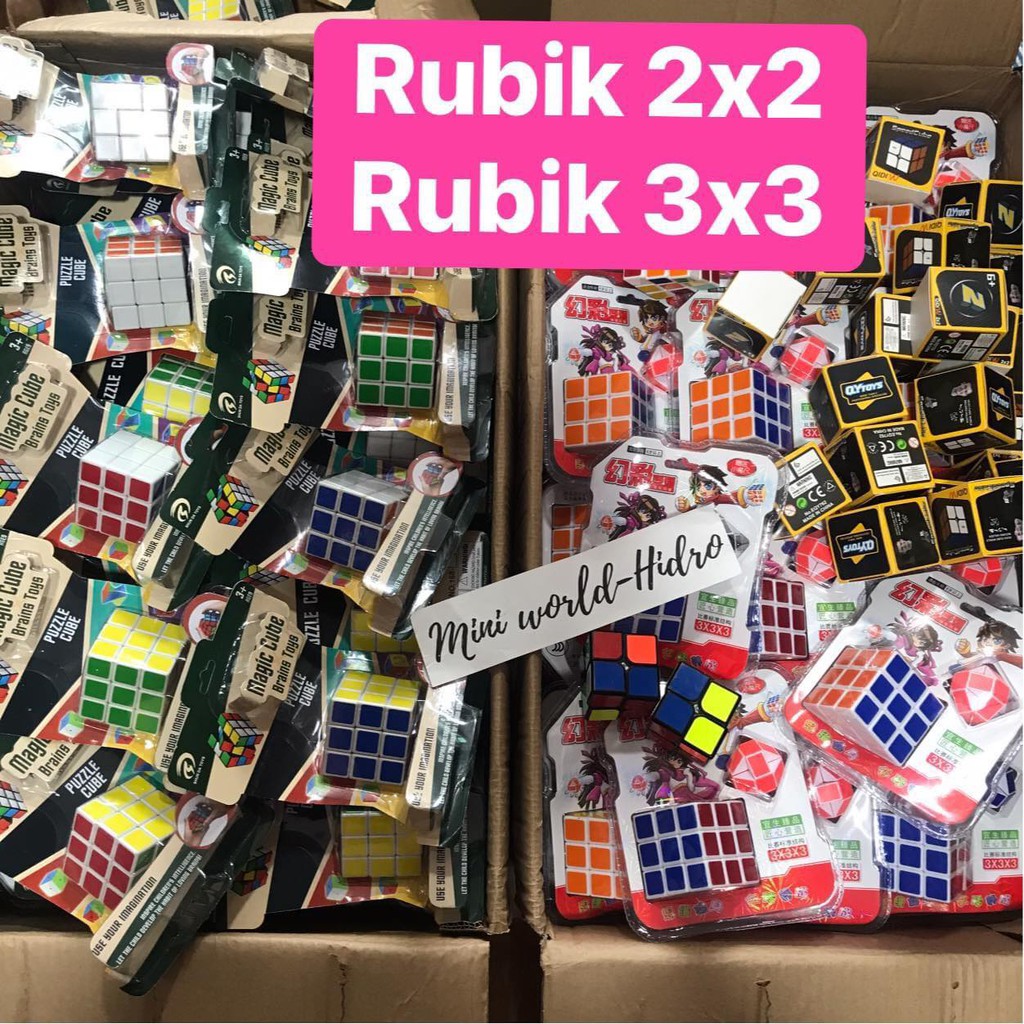 Đồ chơi Rubic Rubik 3x3, 2x2 hàng loại tốt chắc chắn. Đồ chơi trí tuệ