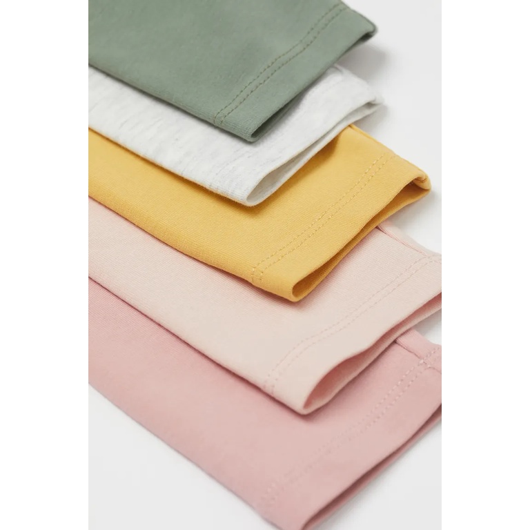 Set 5 leggings bé gái tone hồng-vàng, Hờ mờ UK săn SALE