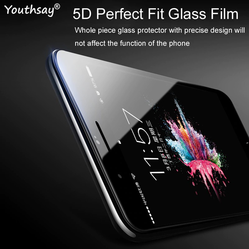 Miếng Dán 5D Full Màn Cho Oppo F5 - 2 Màu Đen + Trắng, Kính 5D Loại Xịn