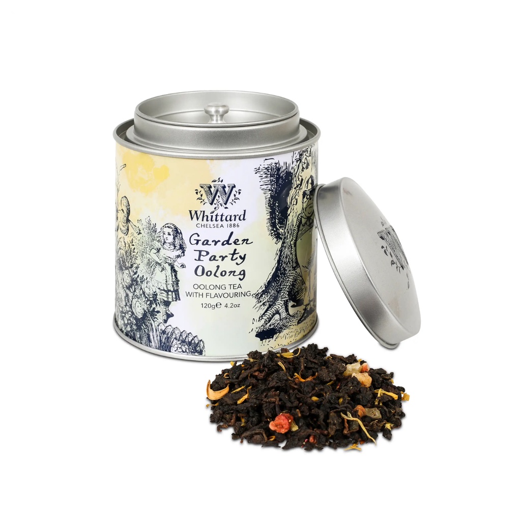 Bộ sưu tập tiệc trà Alice In Wonderland Whittard Tea Caddy hũ 100g - 120g