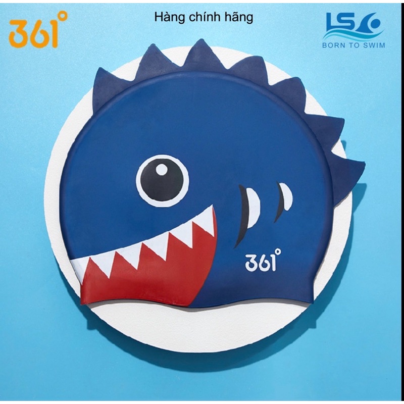 Mũ bơi 361 trẻ em bé trai bé gái