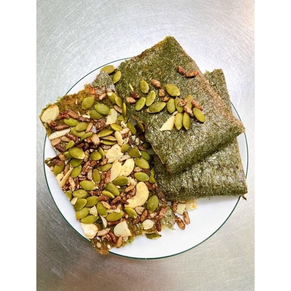 Rong biển kẹp hạt dinh dưỡng, phù hợp ăn vặt eatclean healthy