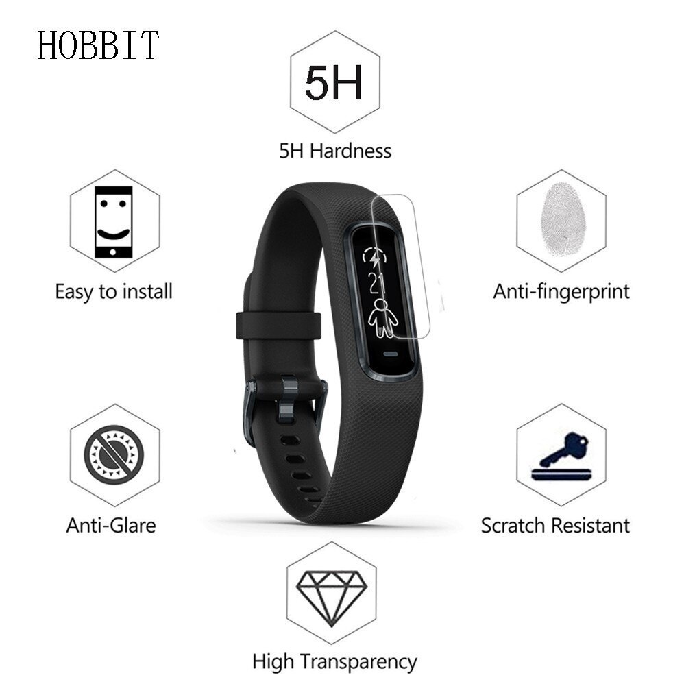 Set 3 miếng dán bảo vệ màn hình cho đồng hồ thông minh Garmin Vivosmart 4