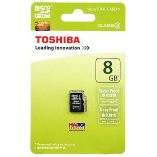 Thẻ nhớ Micro SDHC Toshiba 8GB Class 4