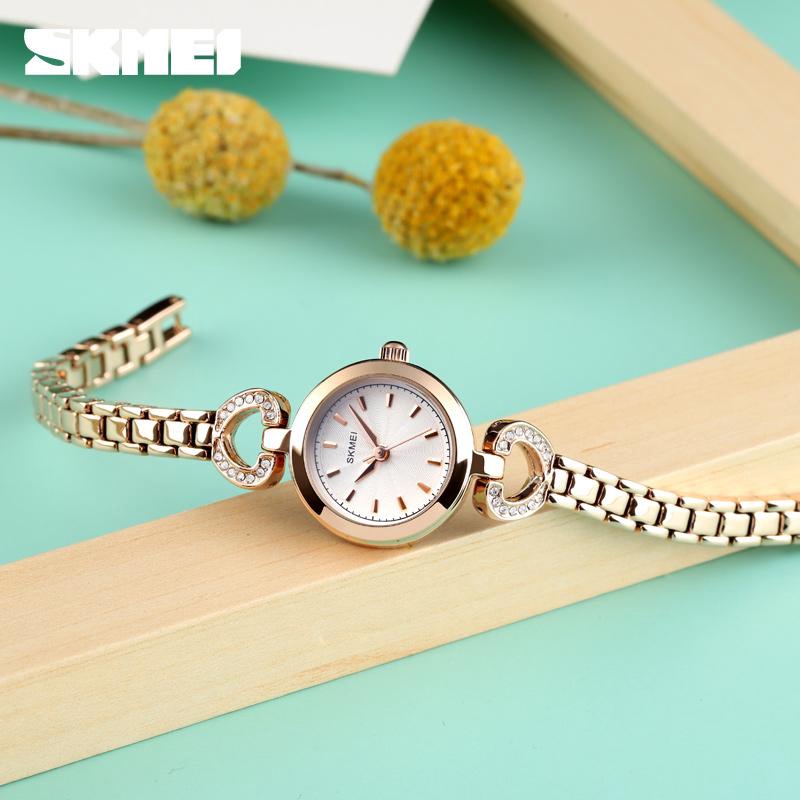 Đồng Hồ Đeo Tay Nữ SKMEI 1408 Thời Trang Đơn Giản Thanh Lịch Kháng Nước Chất Liệu Hợp Kim | BigBuy360 - bigbuy360.vn