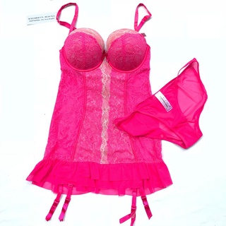 Váy ngủ vnxk chuẩn siêu nâng ngực pink. Size xs s m l xl #sexyshop