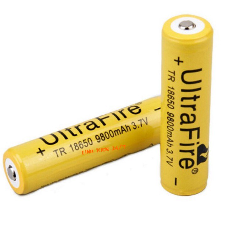 Pin Sạc Ultrafire 3.7V 18650 Dung Lượng 9800mah