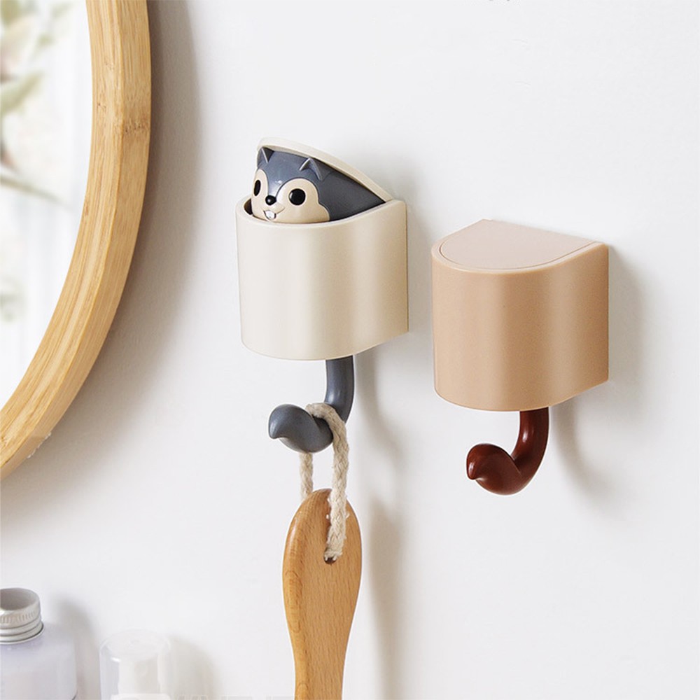Giá Móc Treo Cất Chìa Khóa Dáng Con Sóc Decor
