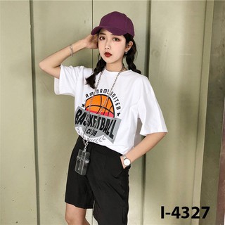 ÁO THUN NỮ FORM RỘNG TAY LỠ IN BÓNG RỔ- 55KG -75KG - CHUYÊN ÁO THUN GIÁ RẺ