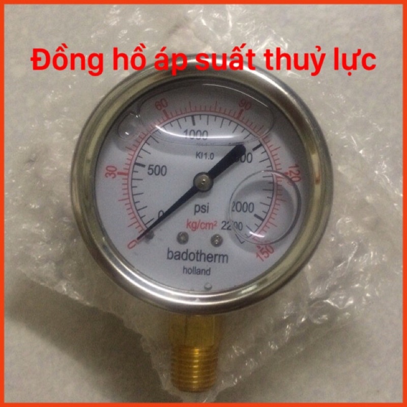 Đồng hồ áp suất thuỷ lực 150kg/cm2