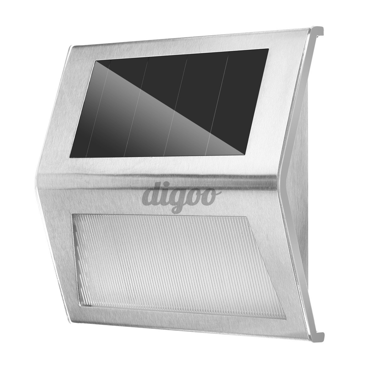 Đèn Led 2 Bóng Ip65 Gắn Cầu Thang Chống Nước Chạy Năng Lượng Mặt Trời