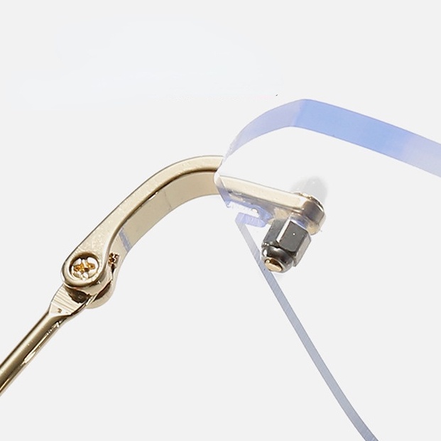 Mắt Kính Cận Thị Gọng Màu Xanh Dương Nhạt Cho Nam Nữ