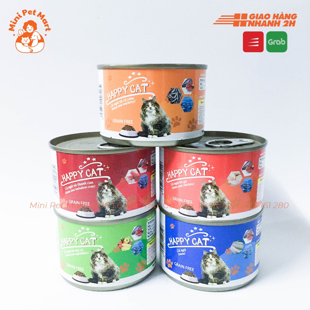 Pate lon cho mèo HAPPY CAT 160g