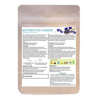 Bột hoa đậu biếc 50gr Dalahouse
