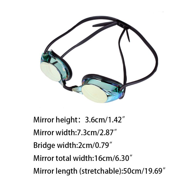 Kính Bơi Co Giãn Chống Thấm Nước / Sương Mù / Tia UV Chất Lượng Cao Dành Cho Người Lớn