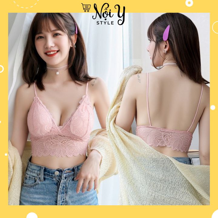 Áo Bra Ren Mềm Siêu Xinh Kèm Mút Ngưc Ms D2