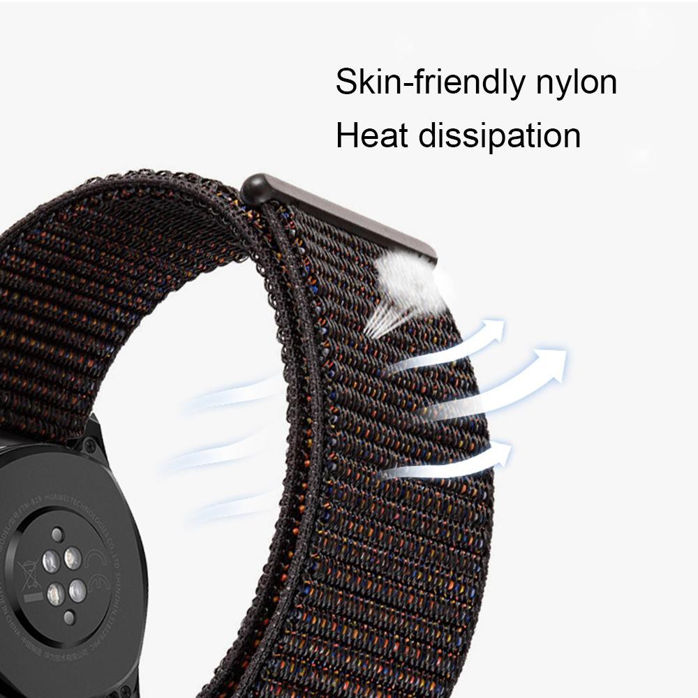 Dây đeo JANSIN bằng nylon cho đồng hồ thông minh Huawei Watch Gt2 46mm