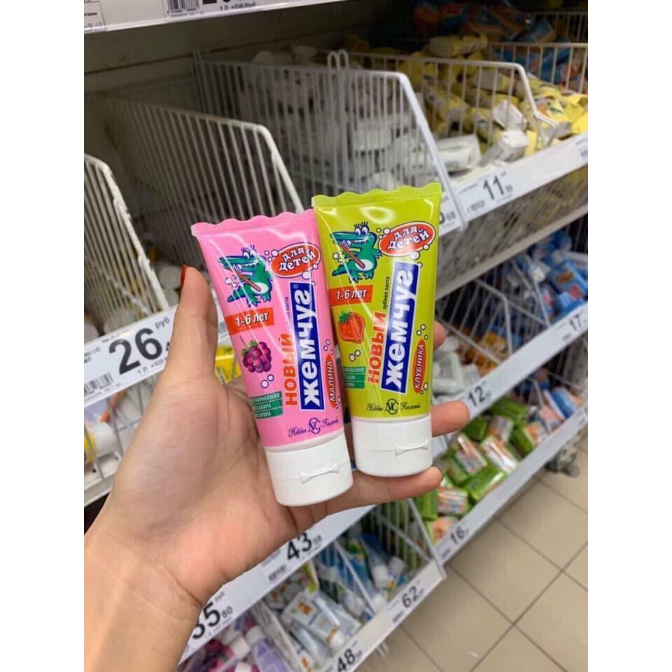 Kem đánh răng trẻ em Nga