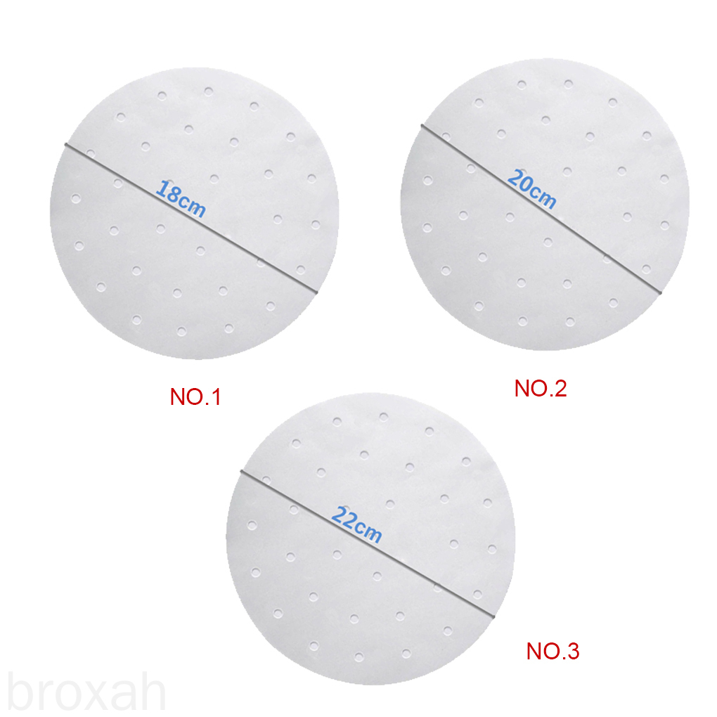 Set 100 Miếng Giấy Lót Nồi Chống Dính 17.78 / 20.32/ 22.86 cm