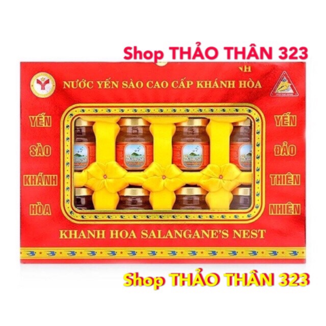 Date 2023- Nước Yến Sào SANEST Khánh Hoà (1lốc x 8 hủ) Tặng Kèm Túi Giấy