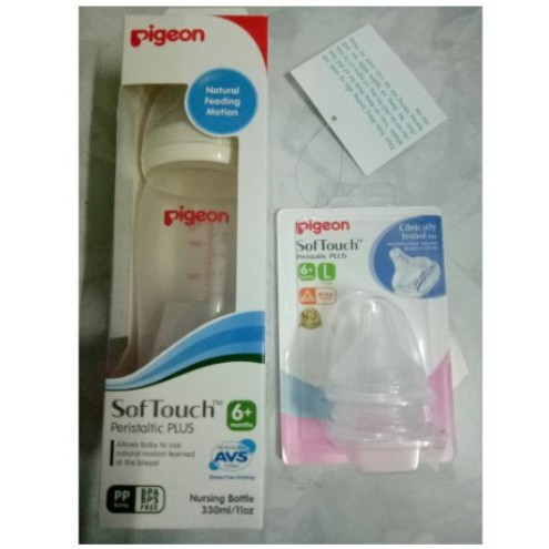 CN 💖💖ĐỦ SIZE💖💖Bình Sữa Pigeon Cổ Rộng PP Plus 160ML/260ML🌻 HÀNG nhập cảng🌻 33 2 [HA19]
