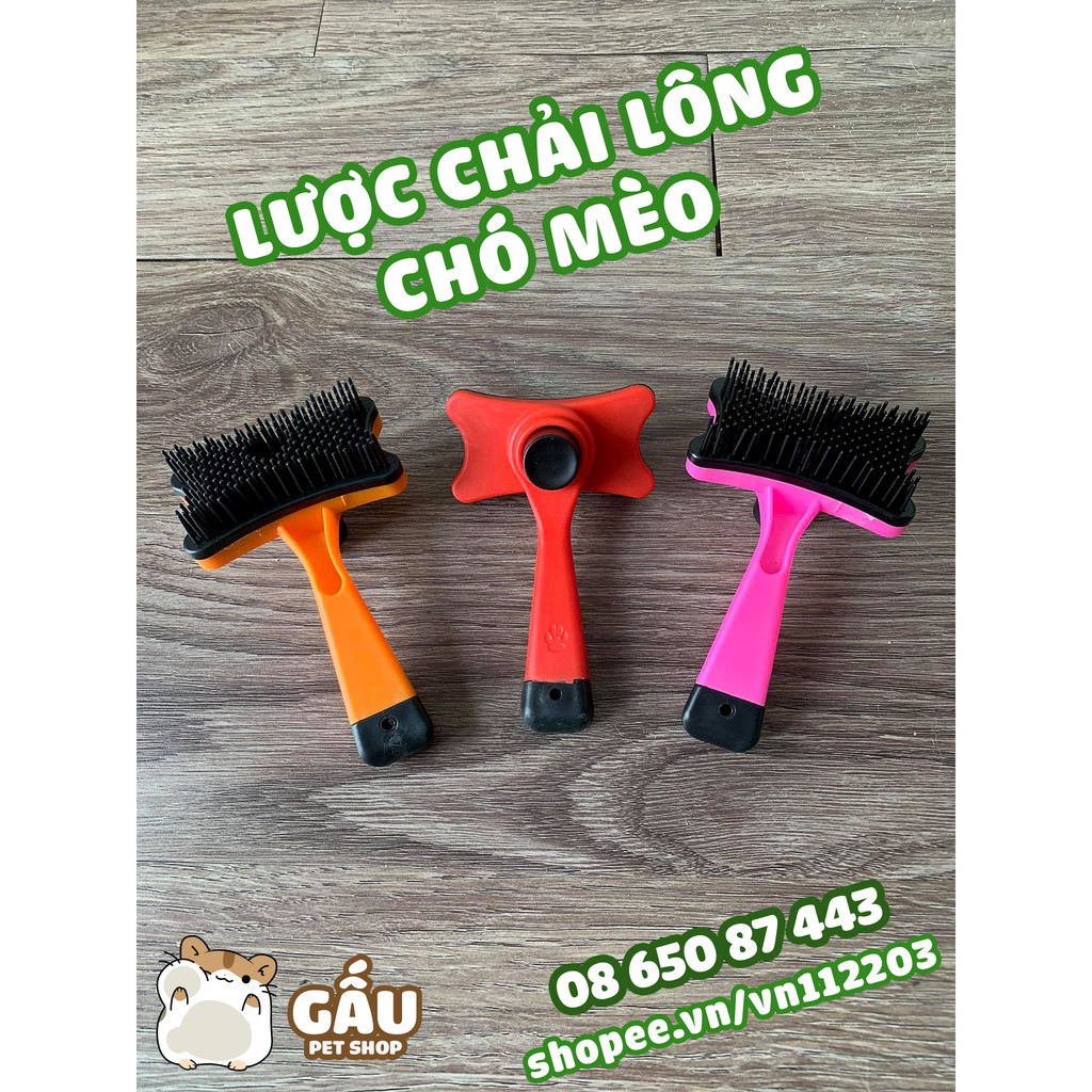 Lược Chải Lông Thú Cưng, Lược Chải Lông Chó Mèo Dụng Cụ Vệ Sinh Làm Đẹp