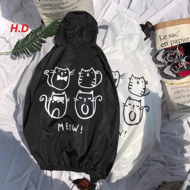 Áo gió bốn mèo H&amp;Đ
