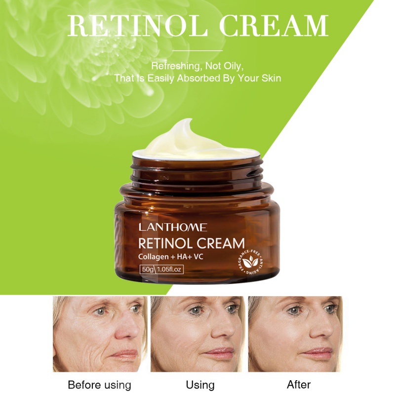 Kem Retinol 50ml Giúp Dưỡng Ẩm Làm Trắng Da Xóa Nếp Nhăn Hiệu Quả