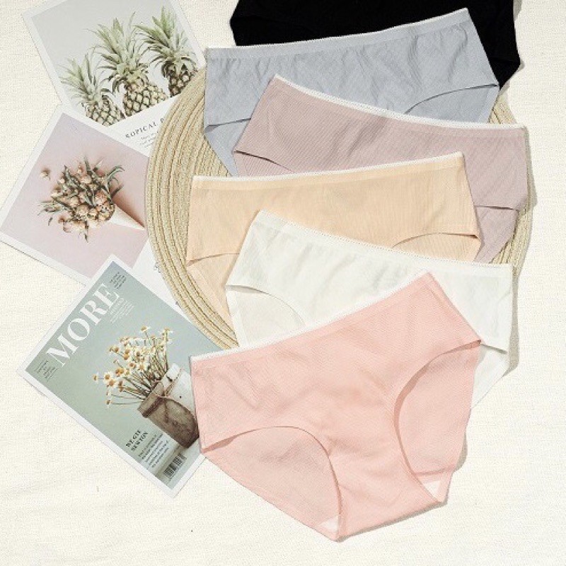 (Có chọn màu) Quần lót nữ thun gân tăm trơn mát lưng vừa dễ thương CREAMY - Bae Lingerie | BigBuy360 - bigbuy360.vn