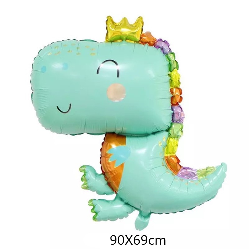 Set 6 Bong Bóng Lá Nhôm Hình Động Vật Hoạt Hình Dễ Thương Trang Trí Tiệc Sinh Nhật Cho Bé