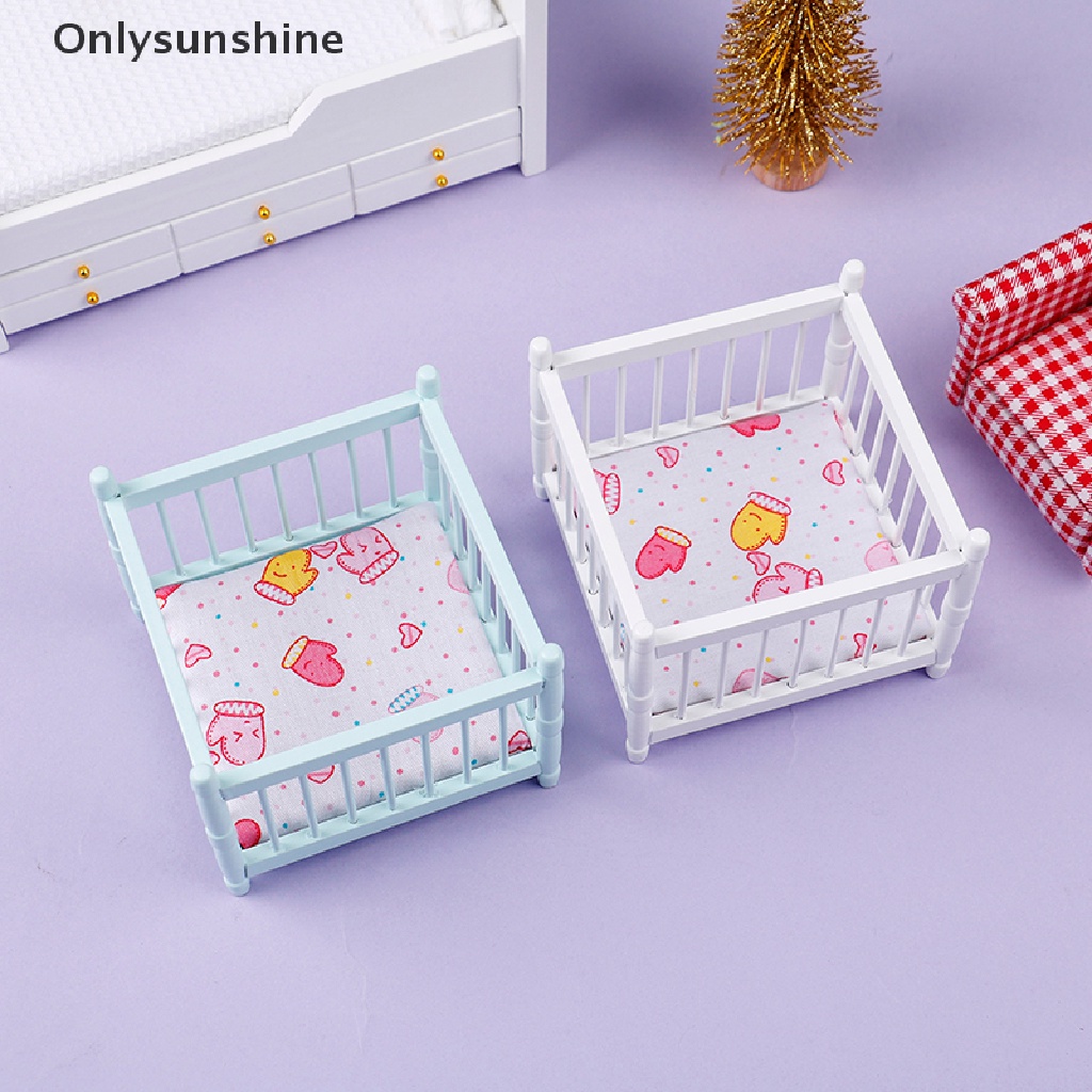 Nôi Ngủ Em Bé Bằng Gỗ Tỉ Lệ 1: 12 Trang Trí Nhà Búp Bê