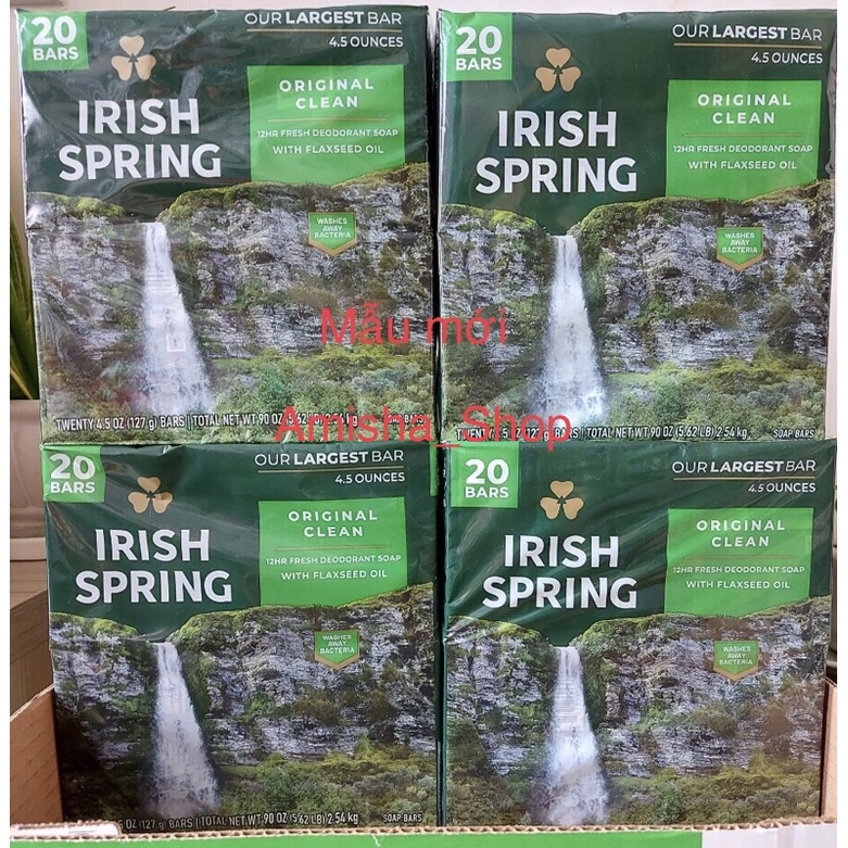 Xà Bông Cục Irish Spring Original- Mỹ ( BÁN LỐC 20 CỤC)