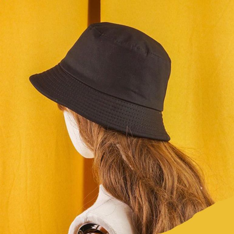 [Hàng Xịn, Giá Tốt] Mũ Tai Bèo 2 Mặt NY, Nón Bucket 2 Mặt NY Chất Liệu Kaki Màu Đỏ Đen - Mã NV001
