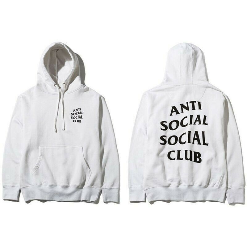 Áo hoodie Anti Social Club nỉ cotton unisex