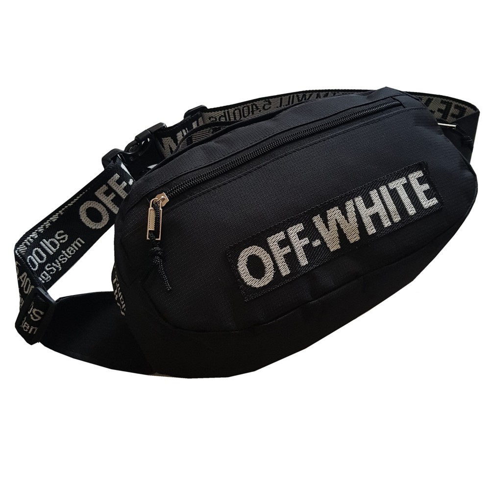 Off White Túi Đeo Chéo Vai Thời Trang Sành Điệu Cho Nam