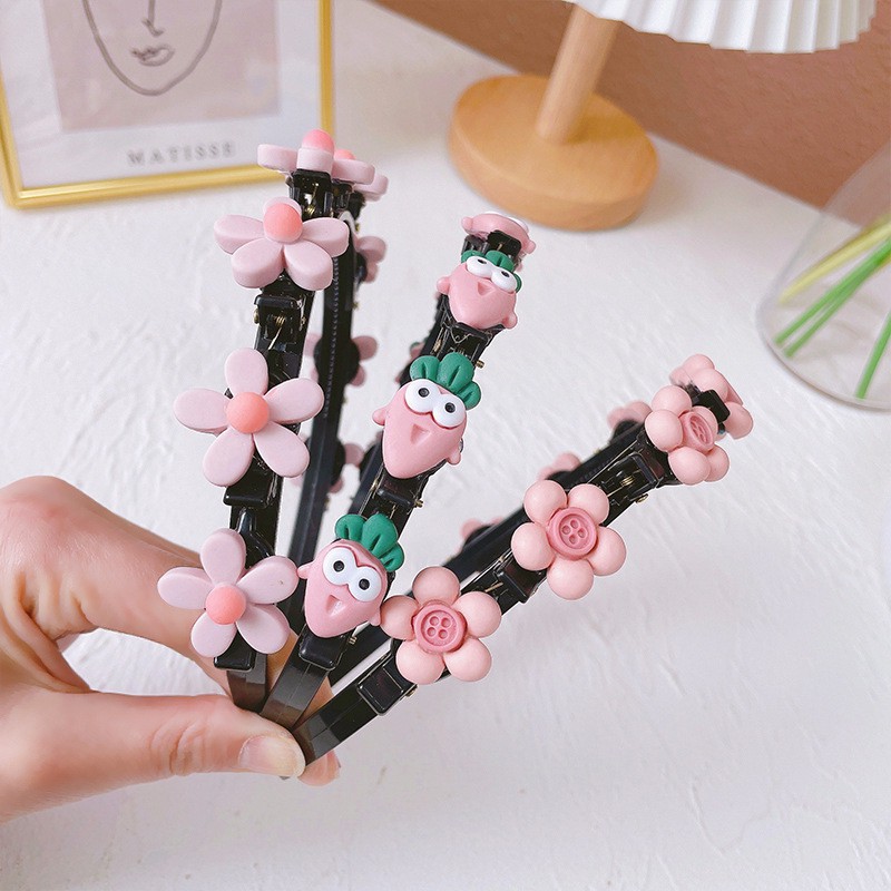 Kẹp Tóc Hình Hoa / Trái Cây Dễ Thương Cho Bé Gái