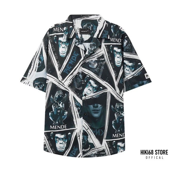 Áo Sơ Mi Cộc Tay Chất Lụa  unisex Nam Nữ Phong Cách Hàn Quốc