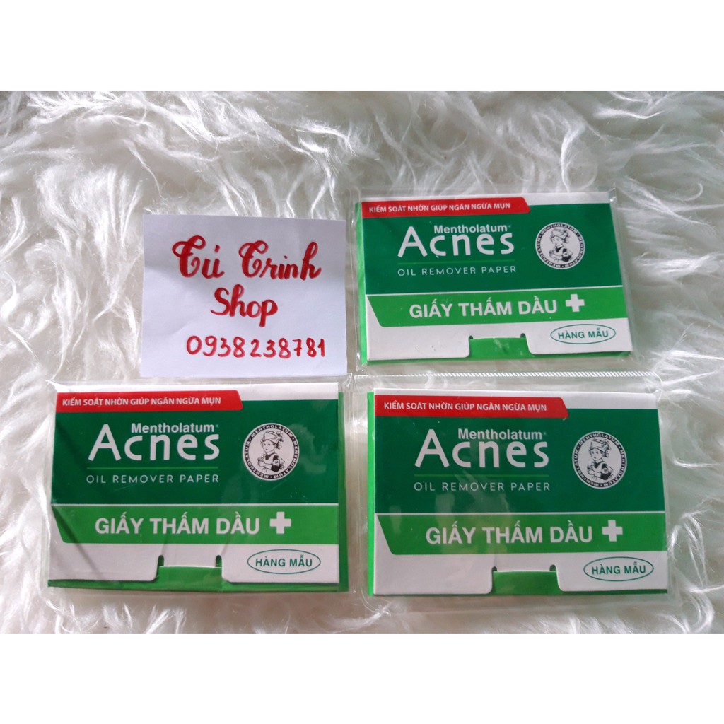 (MÂU THỬ ) Giấy thấm dầu Acnes ( gói 100 tờ hoặc gói 50 tờ) | BigBuy360 - bigbuy360.vn
