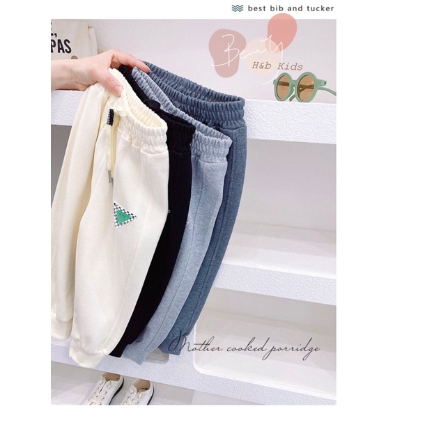 Quần nỉ bông tam giác cho bé