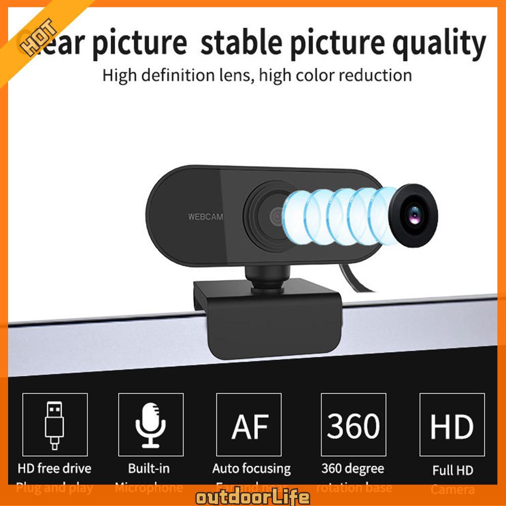 Webcam Full Hd 1080p Kèm Mic Usb 2.0 Cho Video Conference | BigBuy360 - bigbuy360.vn