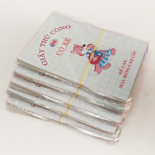 Sỉ 10 túi giấy thủ công loại bé - Có KEO