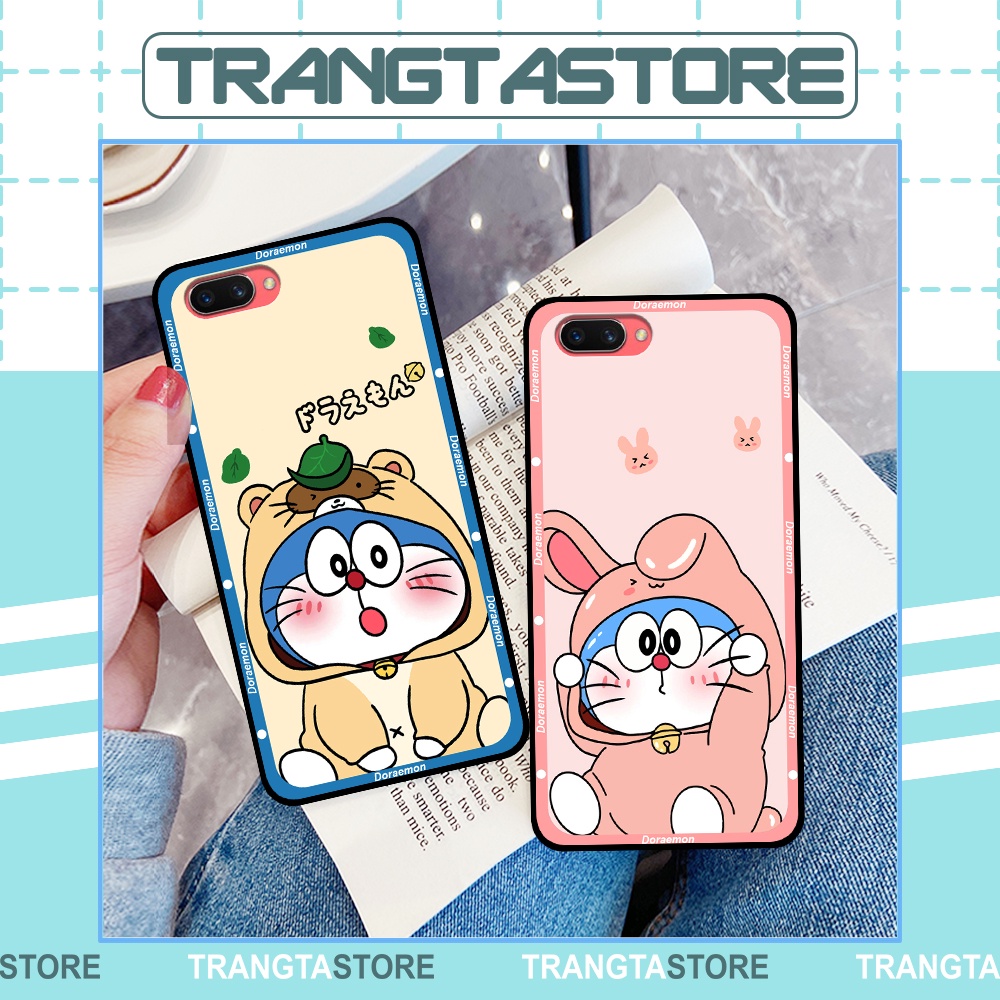 Ốp Oppo A3s / A1k in hình cặp đôi doremon, hổ, khủng long dễ thương