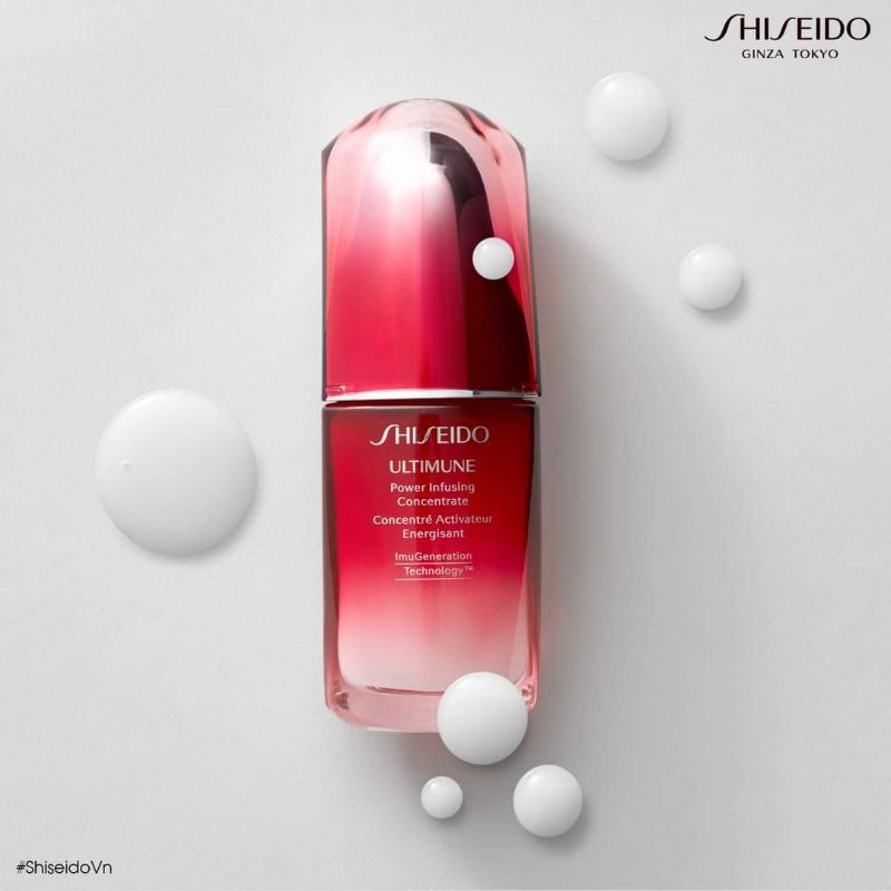 Tinh Chất Đỏ Shiseido Ultimune Power Infusing Concentrate