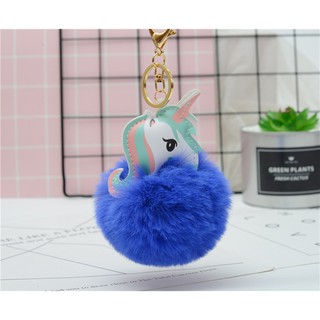 Móc khóa kỳ lân cục bông độc đáo