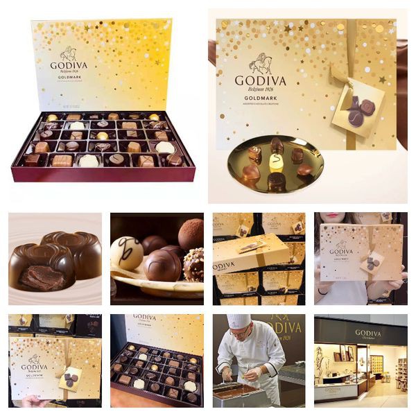 Quà tặng Socola tuyệt phẩm GODIVA Belgium 1926 loại GOLDMARK 303g