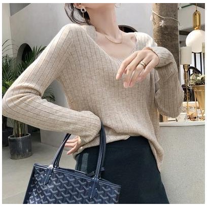 [7 màu hàng Quảng Châu] Áo len AL10 phong cách thời thượng len mềm mặc trong siêu đẹp | BigBuy360 - bigbuy360.vn